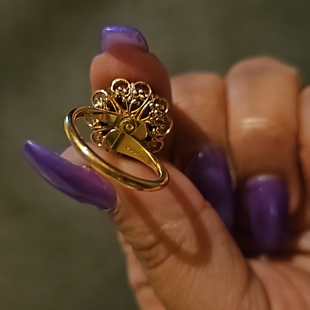 Gold Adjustable Ring - image 4